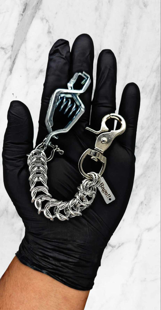 Glove Clips/ Key Chain : Silver color