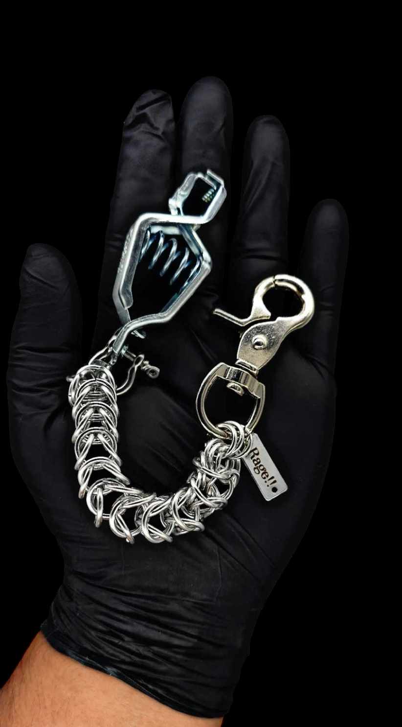 Glove Clips/ Key Chain : Silver color