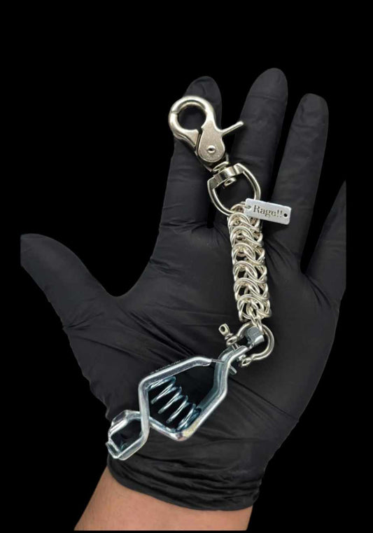 Glove Clips/ Key Chain:  .925 Silver