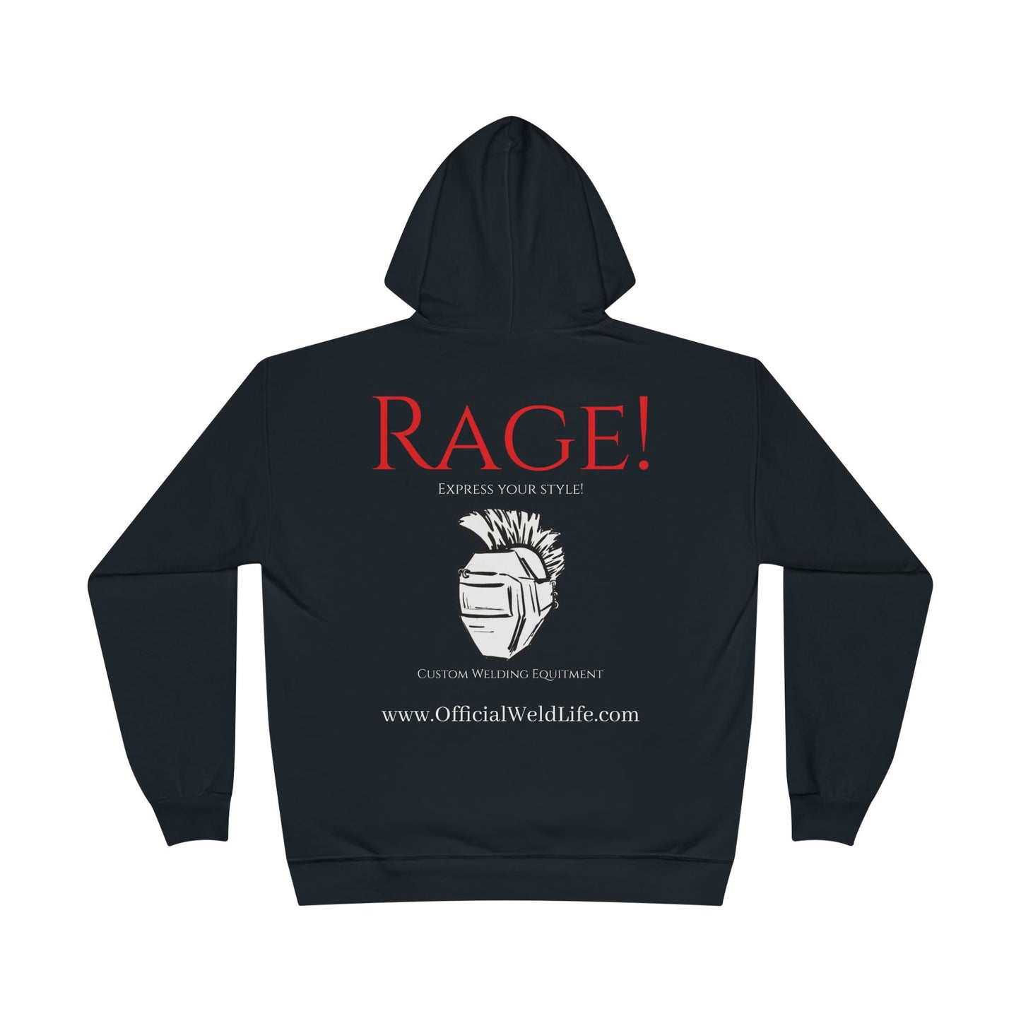 RAGE! Unisex EcoSmart® Pullover Hoodie Sweatshirt