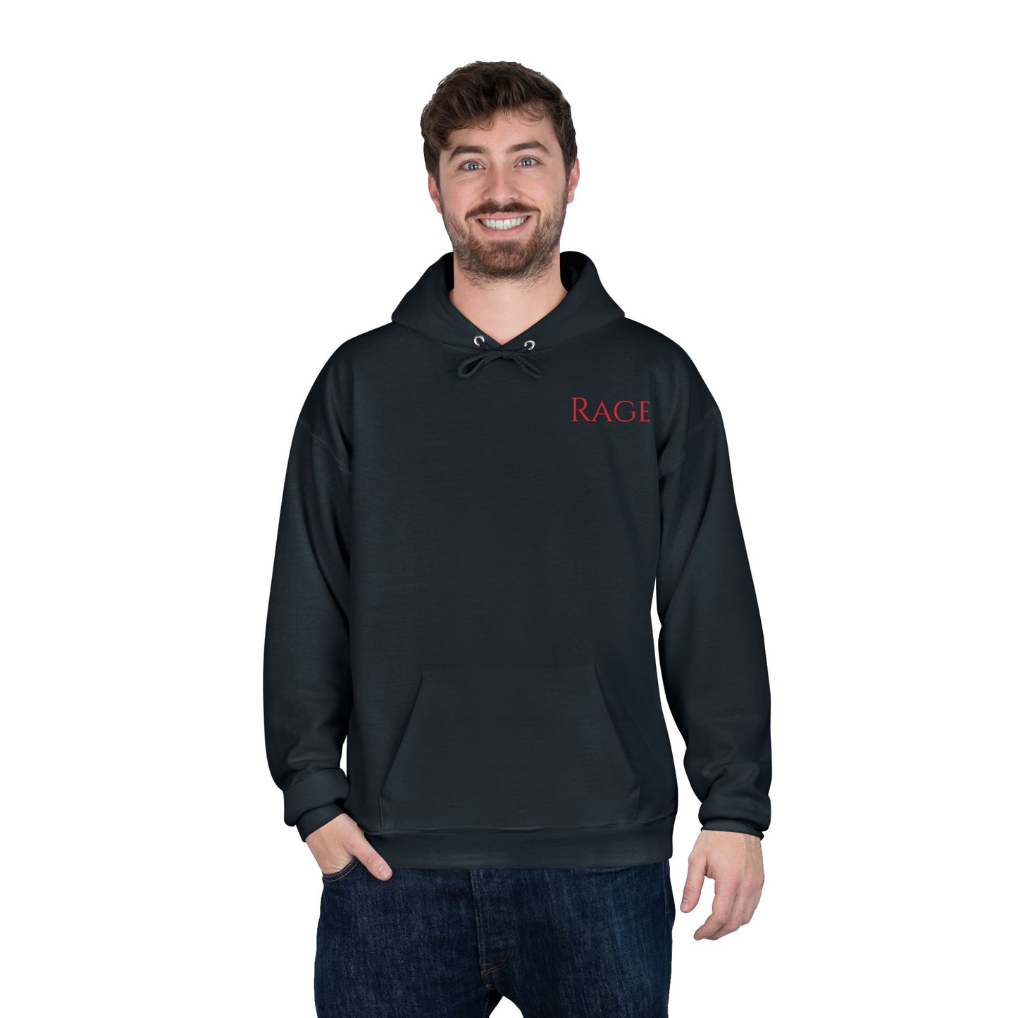 RAGE! Unisex EcoSmart® Pullover Hoodie Sweatshirt